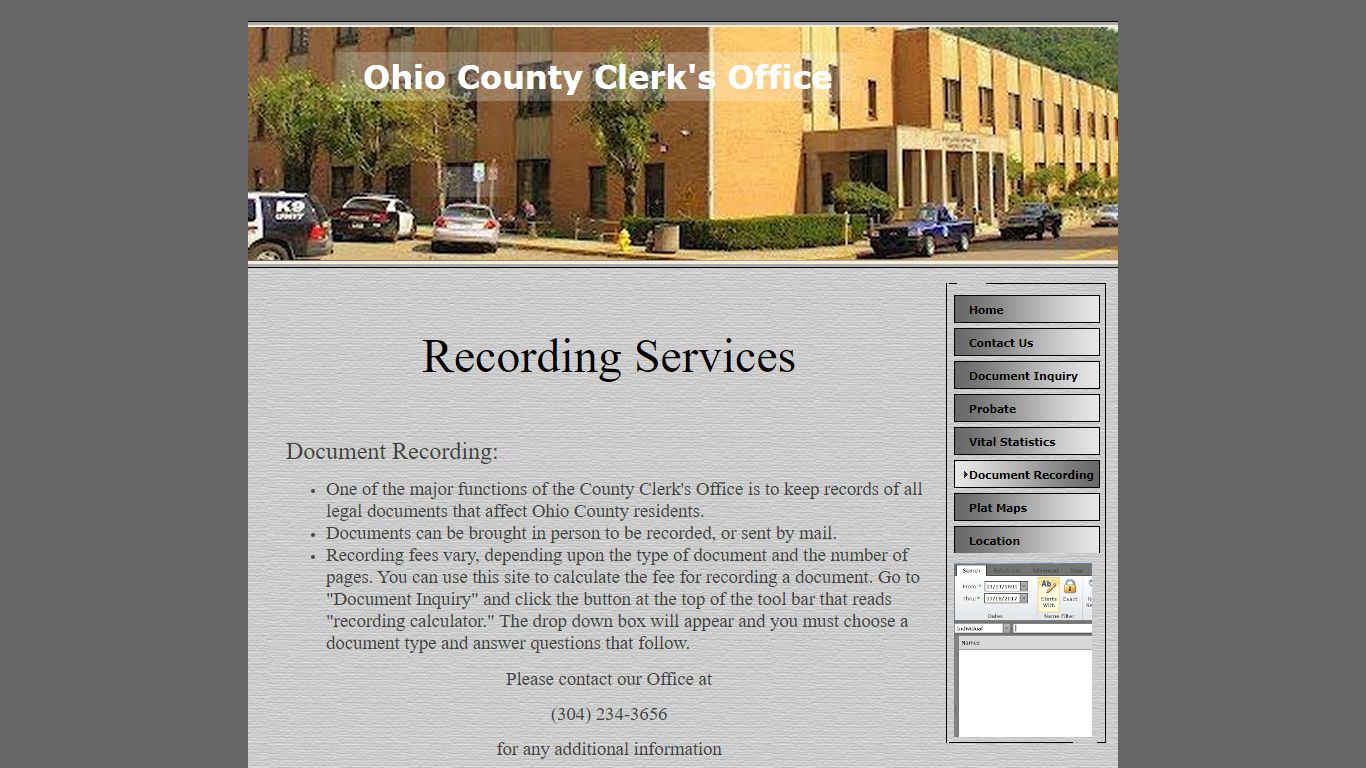 Document Recording - Ohio County Clerk